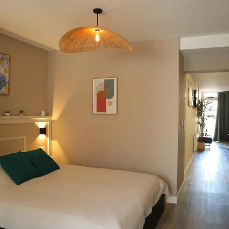 Apartment 1 Ambiance Tropicale - Centre De Bourbourg, Terrasse Privee *