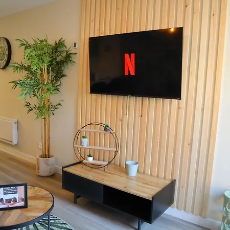 Apartment 1 Ambiance Tropicale - Centre De Bourbourg, Terrasse Privee