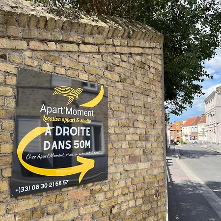 1 Ambiance Tropicale - Centre De Bourbourg, Terrasse Privee 布尔堡